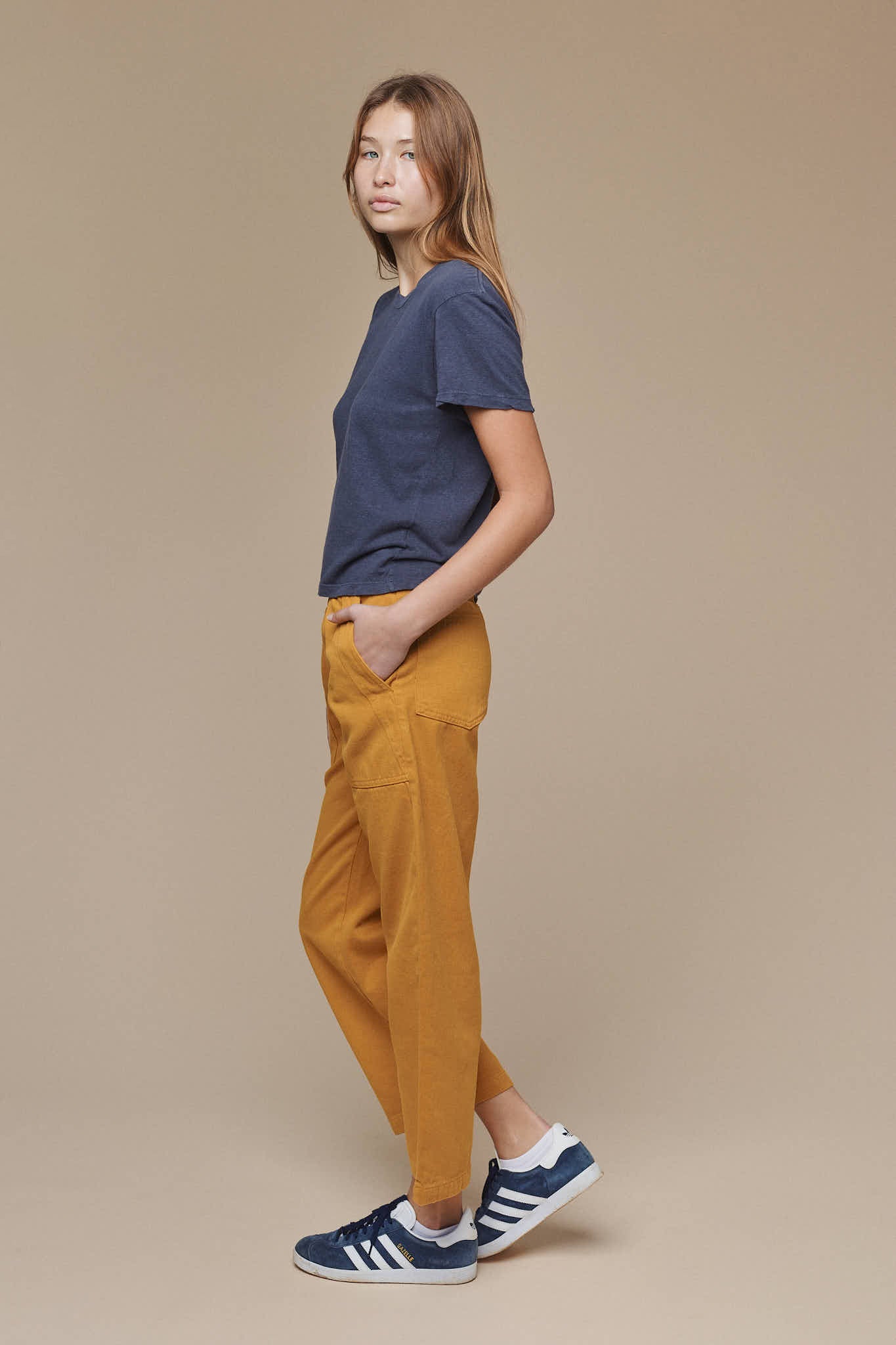 Cropped Lorel Tee | Jungmaven Hemp Clothing & Accessories / Color: