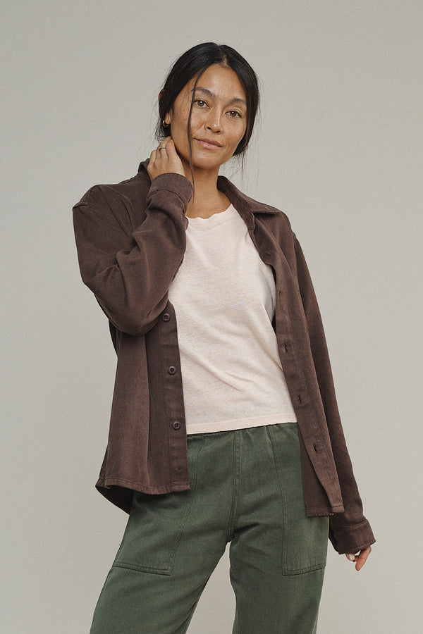 Topanga Shirt | Jungmaven Hemp Clothing & Accessories / model_desc: Tamiko is 5’8” wearing S