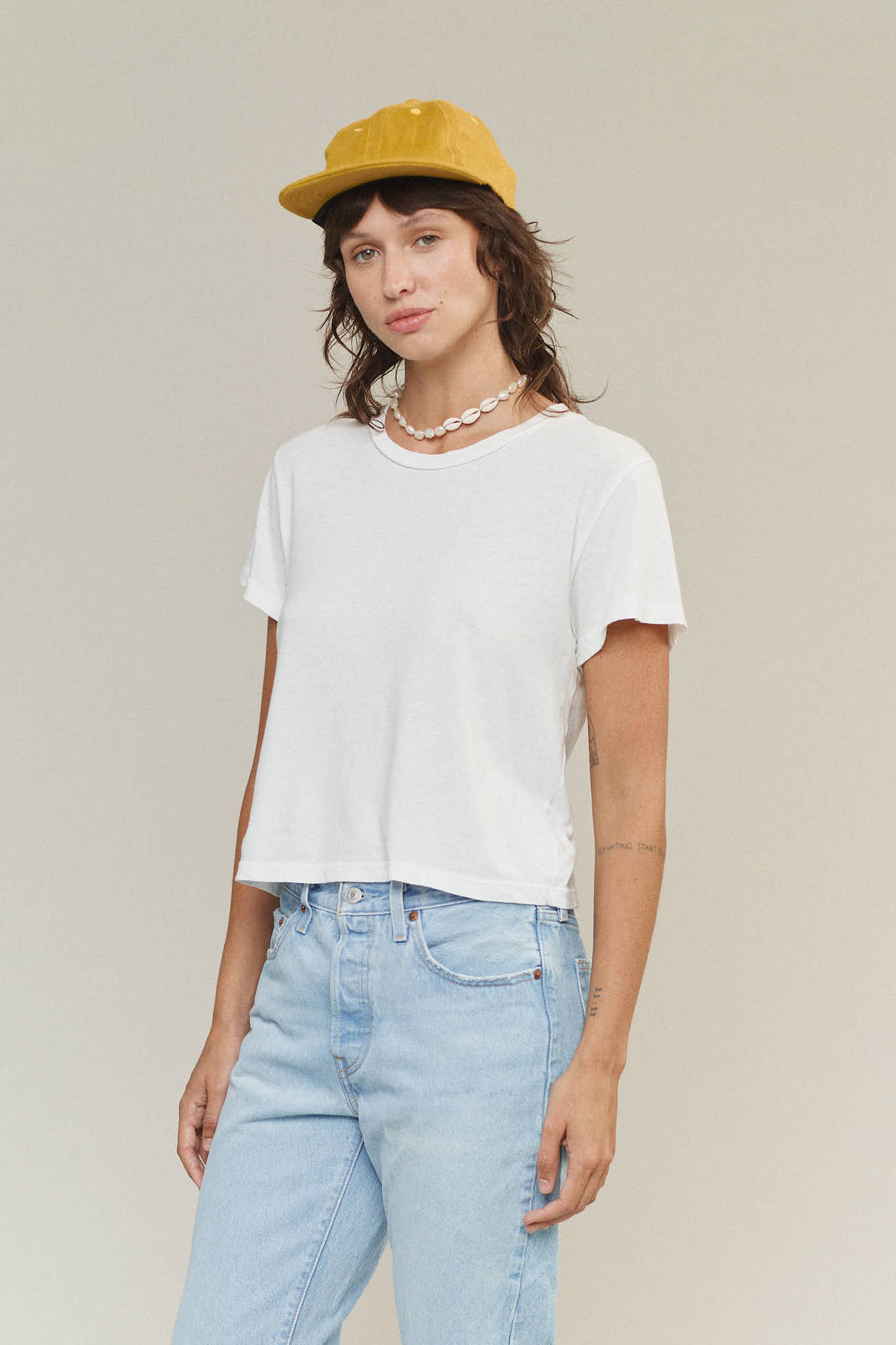 Cropped Ojai Tee | Jungmaven Hemp Clothing & Accessories / Color: