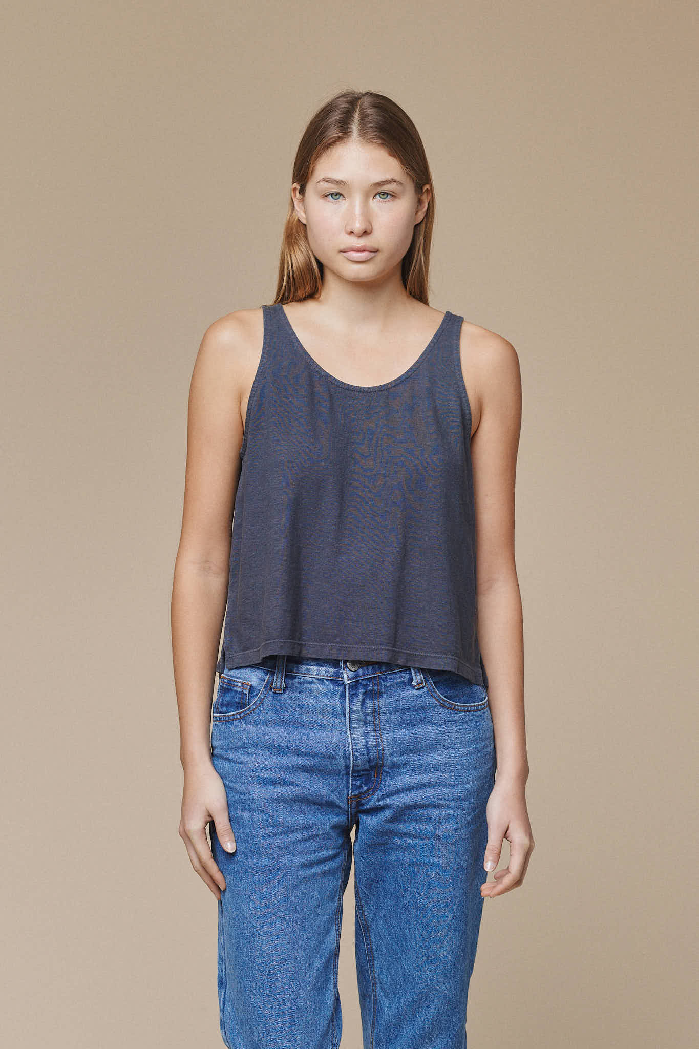 Textured Cropped Tank - Women's Summer Clothing
