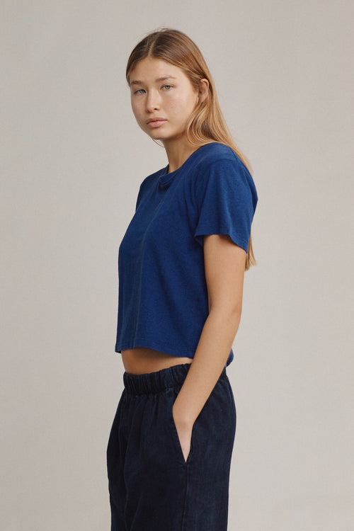 Cropped Lorel Tee | Jungmaven Hemp Clothing & Accessories / Color: