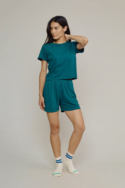 Sun Short | Jungmaven Hemp Clothing & Accessories / model_desc: Jenna is 5’10” wearing S