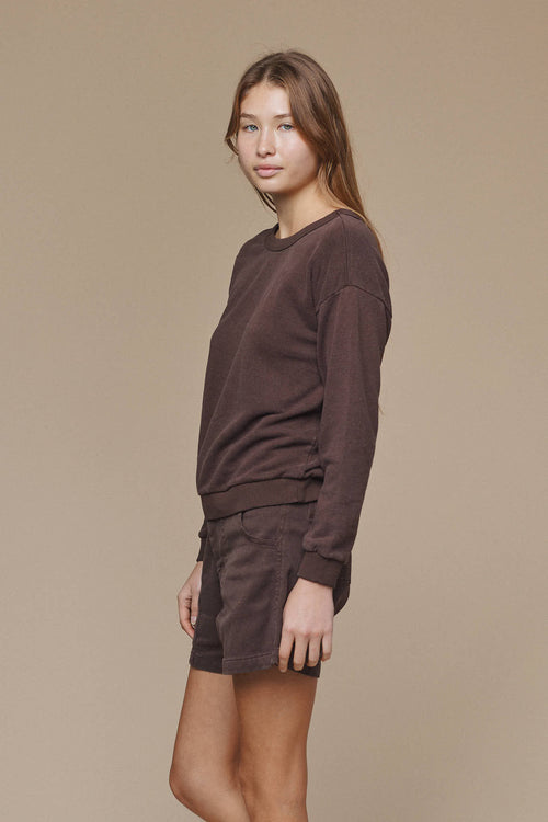 Crux Cropped Sweatshirt | Jungmaven Hemp Clothing & Accessories / Color: