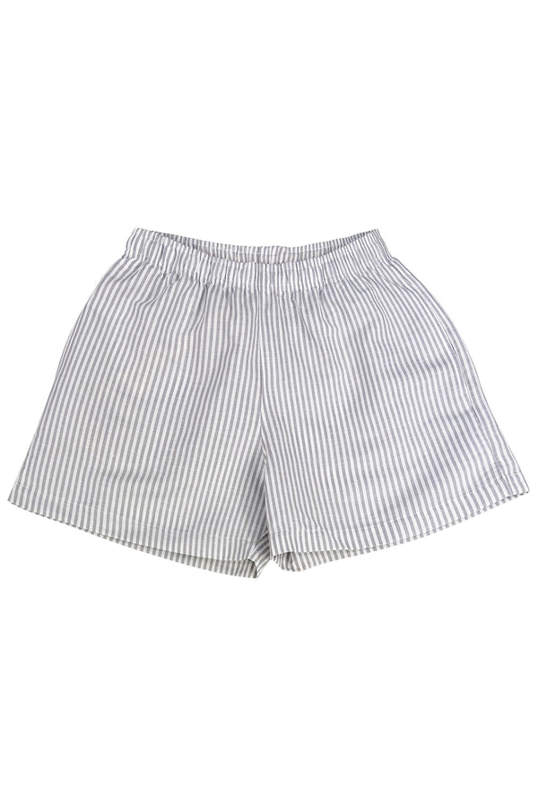 Cabana Short | Jungmaven Hemp Clothing & Accessories / Color: Lt. Gray Stripe