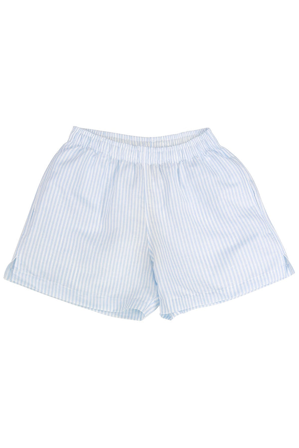 Cabana Short | Jungmaven Hemp Clothing & Accessories / Color: Powder Blue Stripe