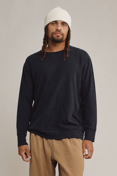 California Pullover | Jungmaven Hemp Clothing & Accessories / model_desc: Conrad is 6’0” wearing L