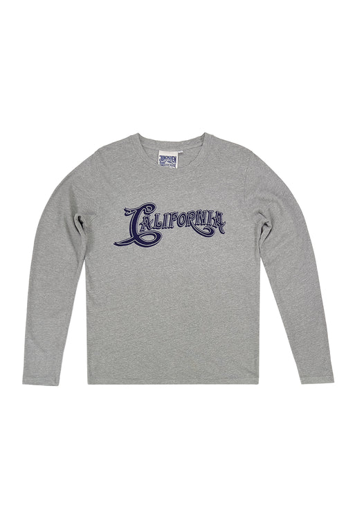 California Encanto Long Sleeve Tee | Jungmaven Hemp Clothing & Accessories / Color: Athletic Gray