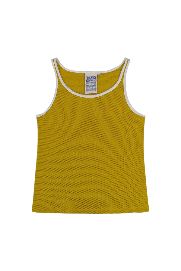 Calobo Mesh Tank - Sale Colors | Jungmaven Hemp Clothing & Accessories / Color: Citrine Yellow