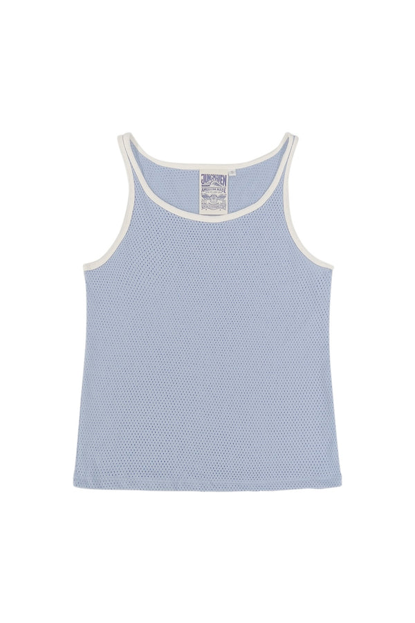 Calobo Mesh Tank - Sale Colors | Jungmaven Hemp Clothing & Accessories / Color: Coastal Blue