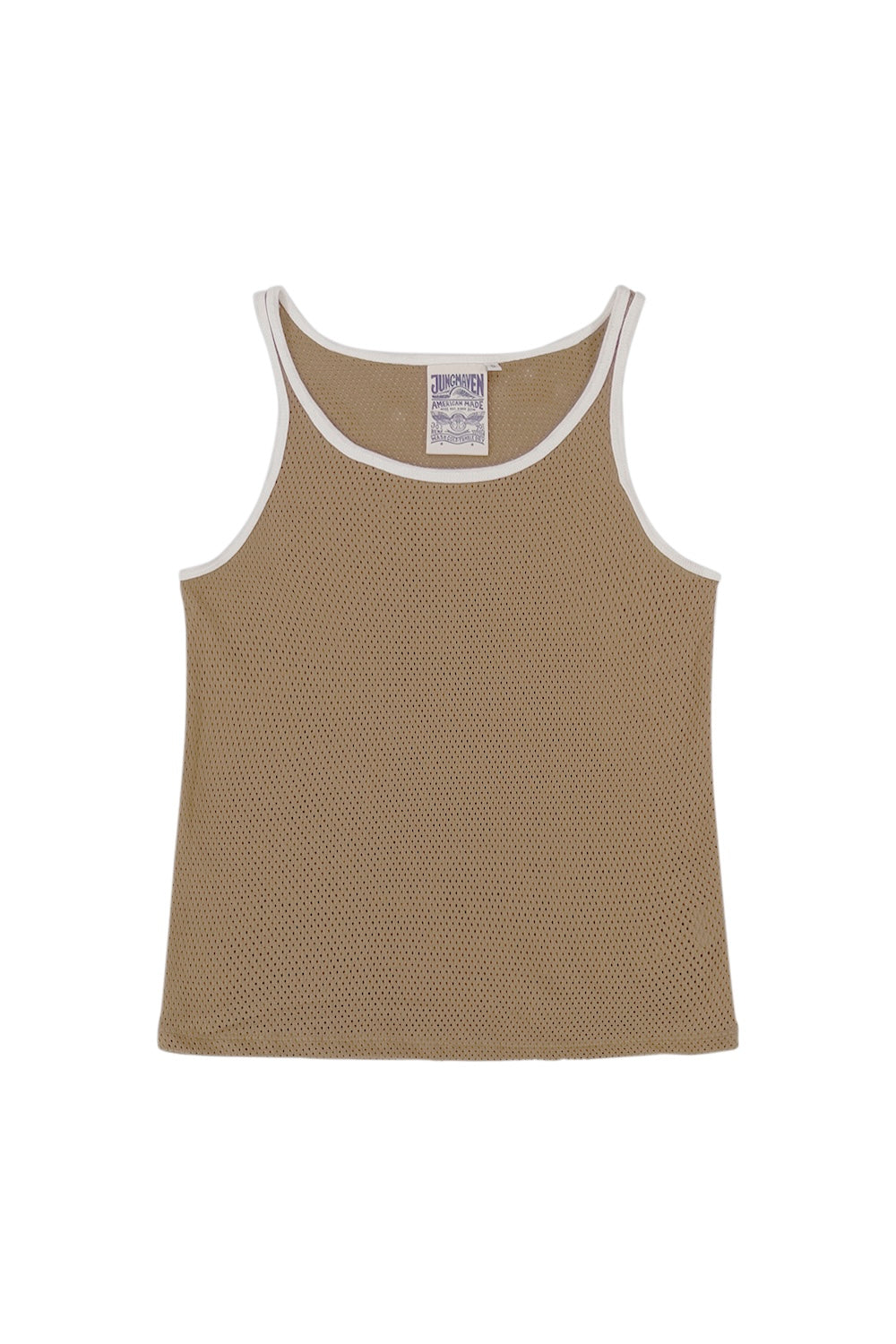 Calobo Mesh Tank | Jungmaven Hemp Clothing & Accessories / Color: Coyote 