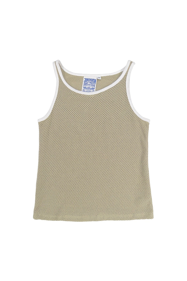 Calobo Mesh Tank | Jungmaven Hemp Clothing & Accessories / Color: Desert Khaki