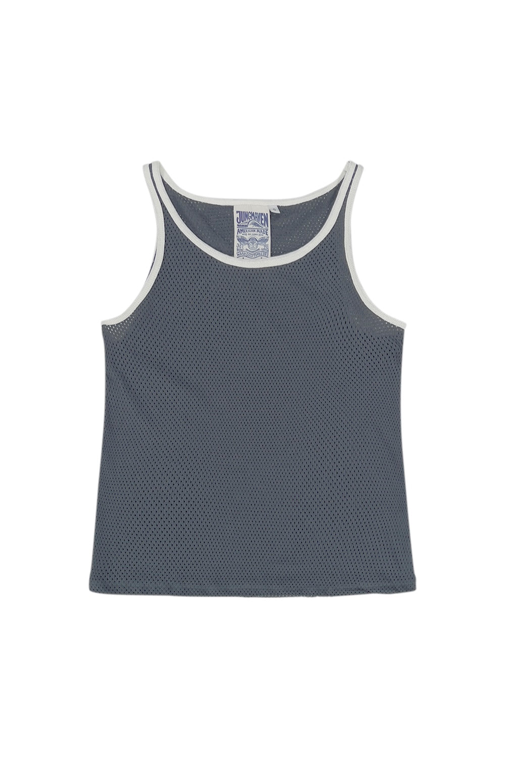 Calobo Mesh Tank | Jungmaven Hemp Clothing & Accessories / Color: Diesel Gray