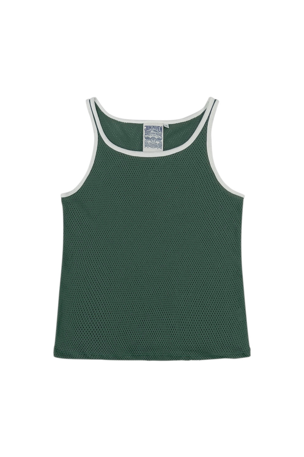 Calobo Mesh Tank | Jungmaven Hemp Clothing & Accessories / Color: Hunter Green