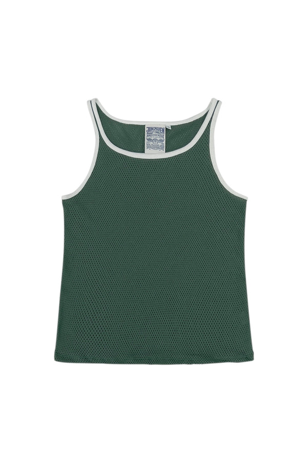 Calobo Mesh Tank - Sale Colors | Jungmaven Hemp Clothing & Accessories / Color: Hunter Green