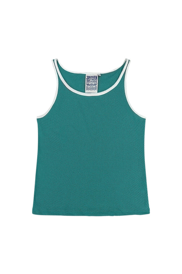 Calobo Mesh Tank - Sale Colors | Jungmaven Hemp Clothing & Accessories / Color: Teal