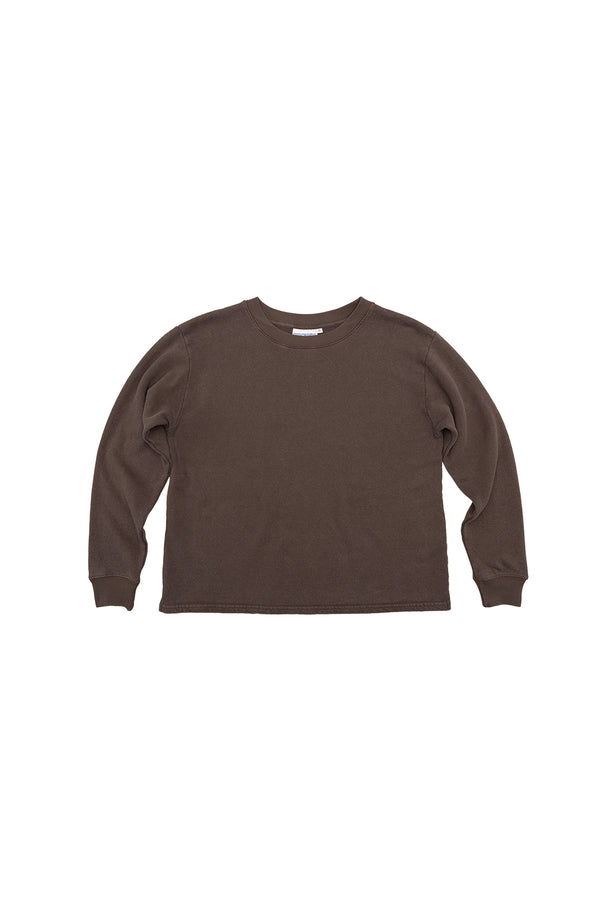 Campfire Fleece Sweatshirt | Jungmaven Hemp Clothing & Accessories / Color: Coffee Bean