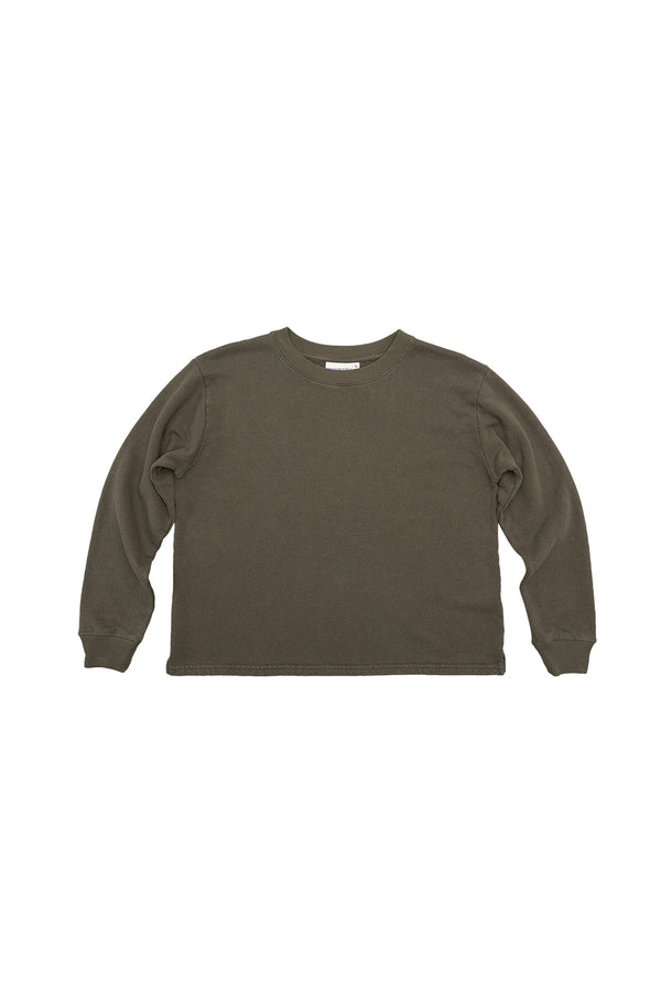 Campfire Fleece Sweatshirt | Jungmaven Hemp Clothing & Accessories / Color: Olive Green