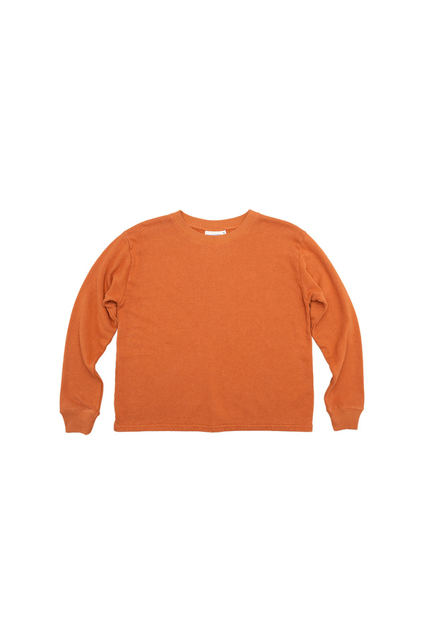 Campfire Fleece Sweatshirt | Jungmaven Hemp Clothing & Accessories / Color: Pumpkin Spice