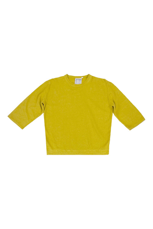 Cardiff 3/4 Sleeve Tee - Sale Colors | Jungmaven Hemp Clothing & Accessories / Color: Citrine Yellow