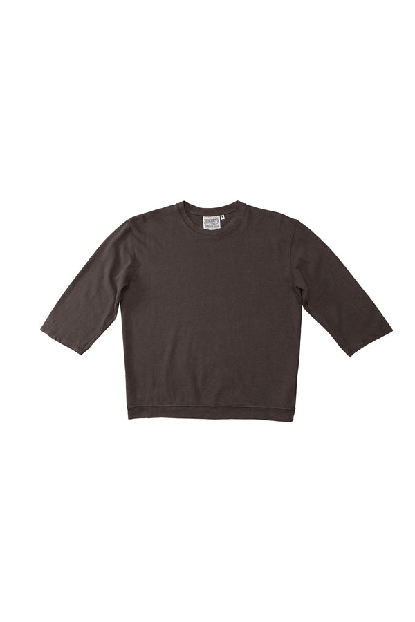 Cardiff 3/4 Sleeve Tee | Jungmaven Hemp Clothing & Accessories / Color: Coffee Bean