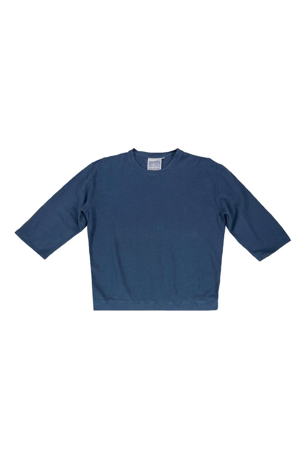 Cardiff 3/4 Sleeve Tee | Jungmaven Hemp Clothing & Accessories / Color: Navy