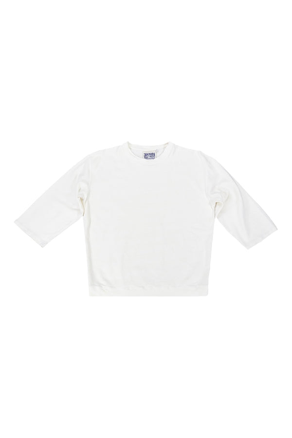 Cardiff 3/4 Sleeve Tee | Jungmaven Hemp Clothing & Accessories / Color: Washed White