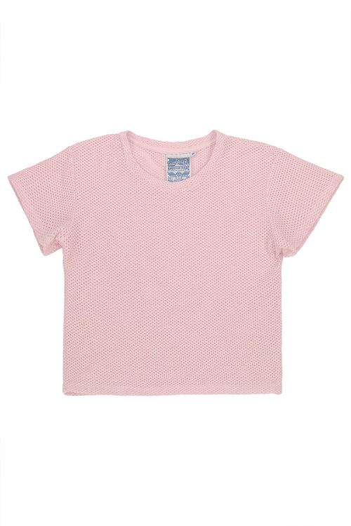 Carmen Mesh Cropped Tee - Sale Colors | Jungmaven Hemp Clothing & Accessories / Color: Rose Water