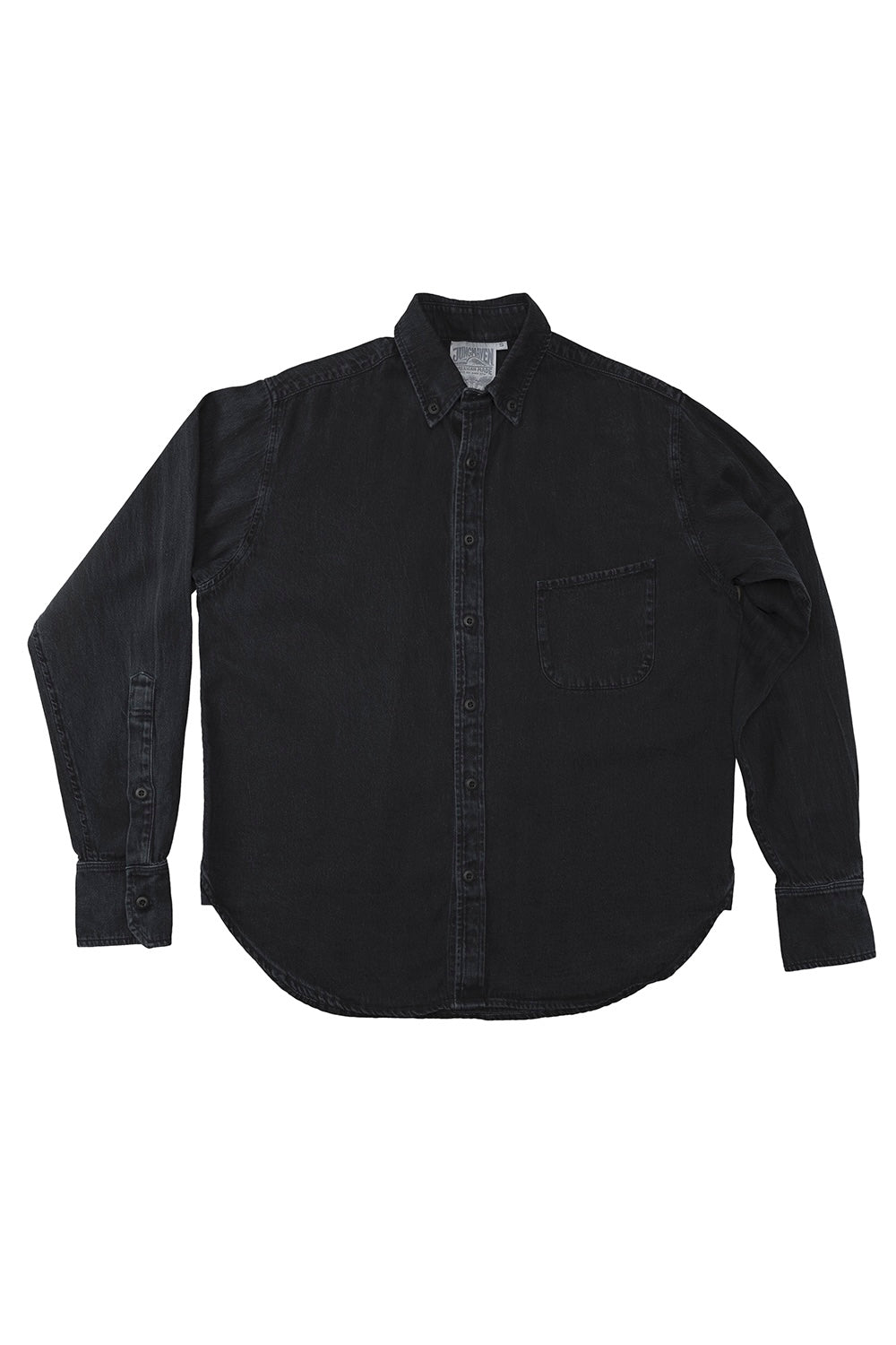 Catalina Button Down Shirt | Jungmaven Hemp Clothing & Accessories / Color: Black