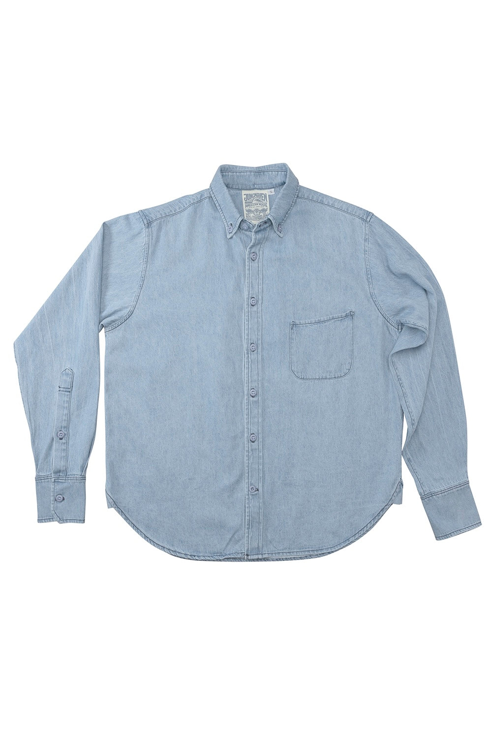 Catalina Button Down Shirt | Jungmaven Hemp Clothing & Accessories / Color: Light