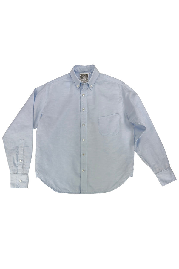 Catalina Button Down Shirt | Jungmaven Hemp Clothing & Accessories / Color: Powder Blue