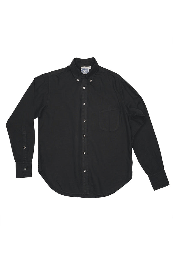 Catalina Button Down Shirt | Jungmaven Hemp Clothing & Accessories / Color: Black