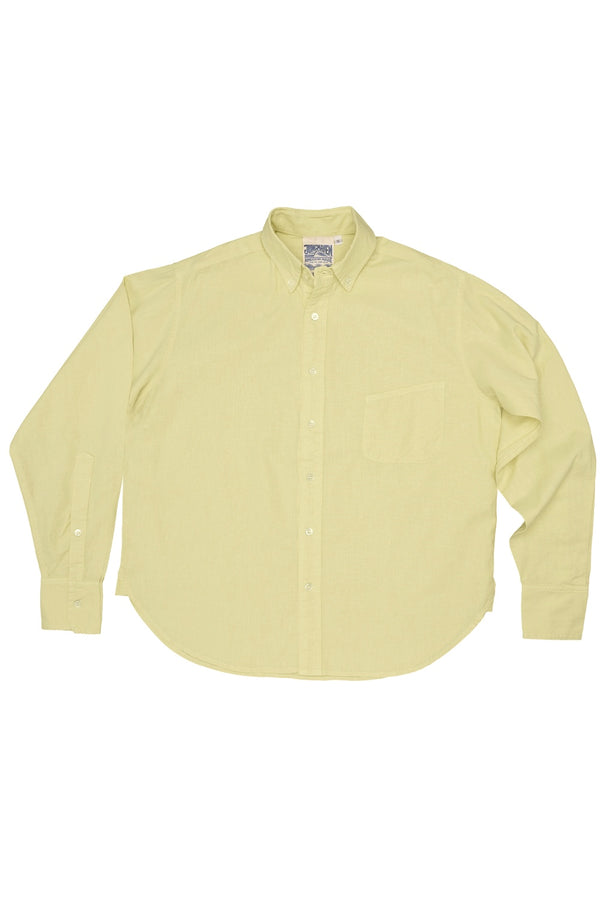 Catalina Button Down Shirt | Jungmaven Hemp Clothing & Accessories / Color: Sunbleached Yellow