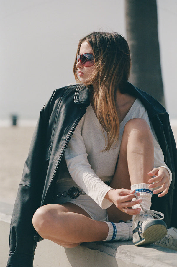 Finch Long Sleeve V-neck | Jungmaven Hemp Clothing & Accessories / Color: