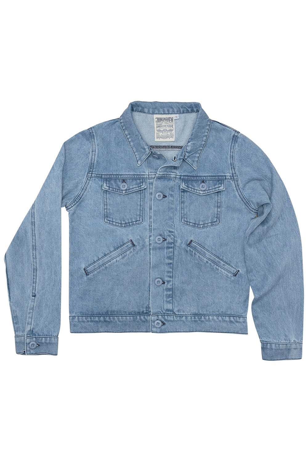Celeste Denim Jacket | Jungmaven Hemp Clothing & Accessories / Color: Light