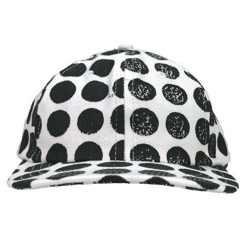 Polka Dot Chenga Cap | Jungmaven Hemp Clothing & Accessories / Color: Black 