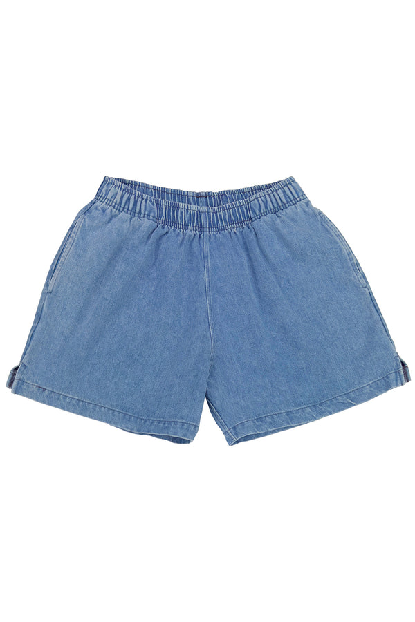 Cóbano Denim Short | Jungmaven Hemp Clothing & Accessories / Color: Light