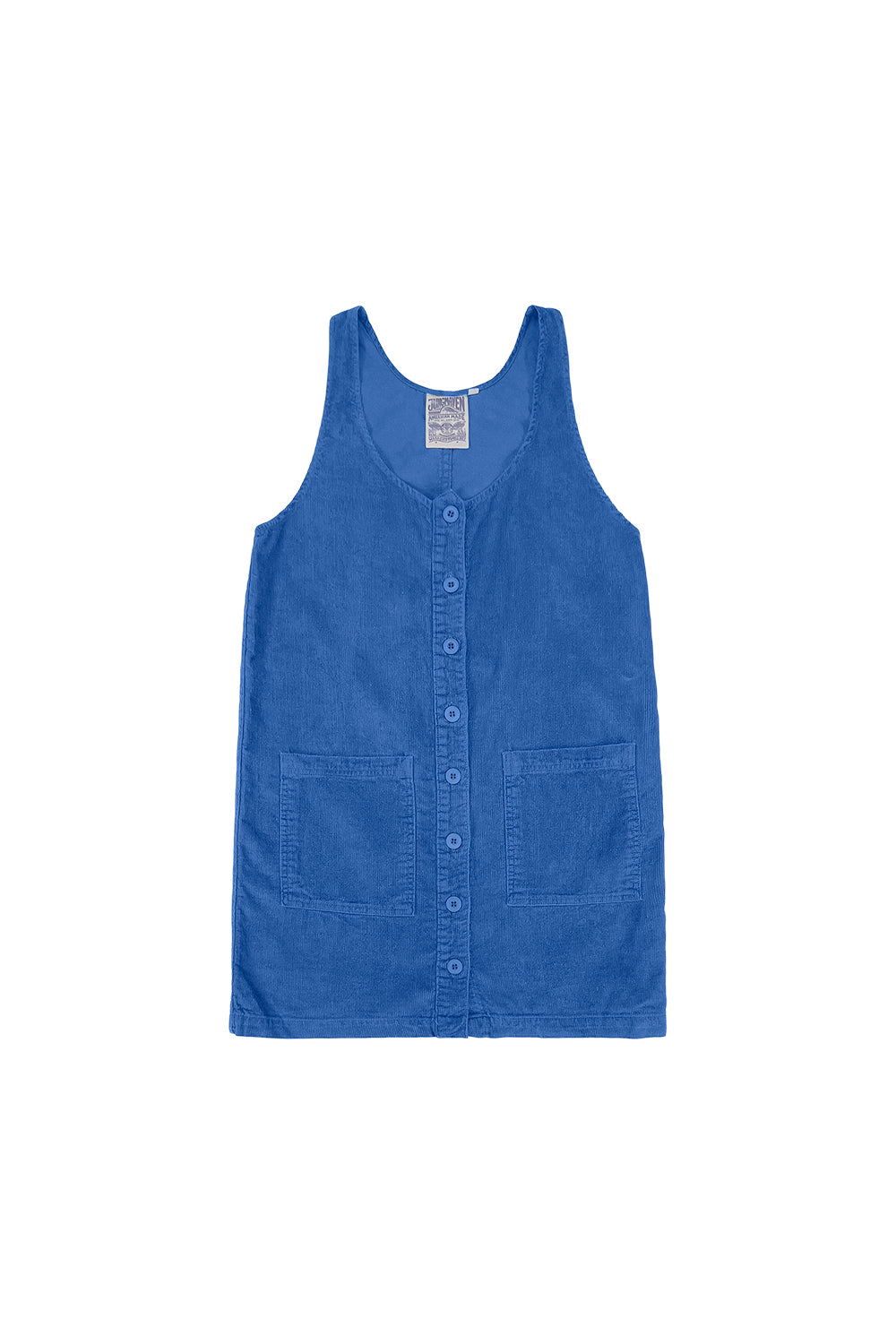 Corduroy Jumper Dress | Jungmaven Hemp Clothing & Accessories / Color: Galaxy Blue