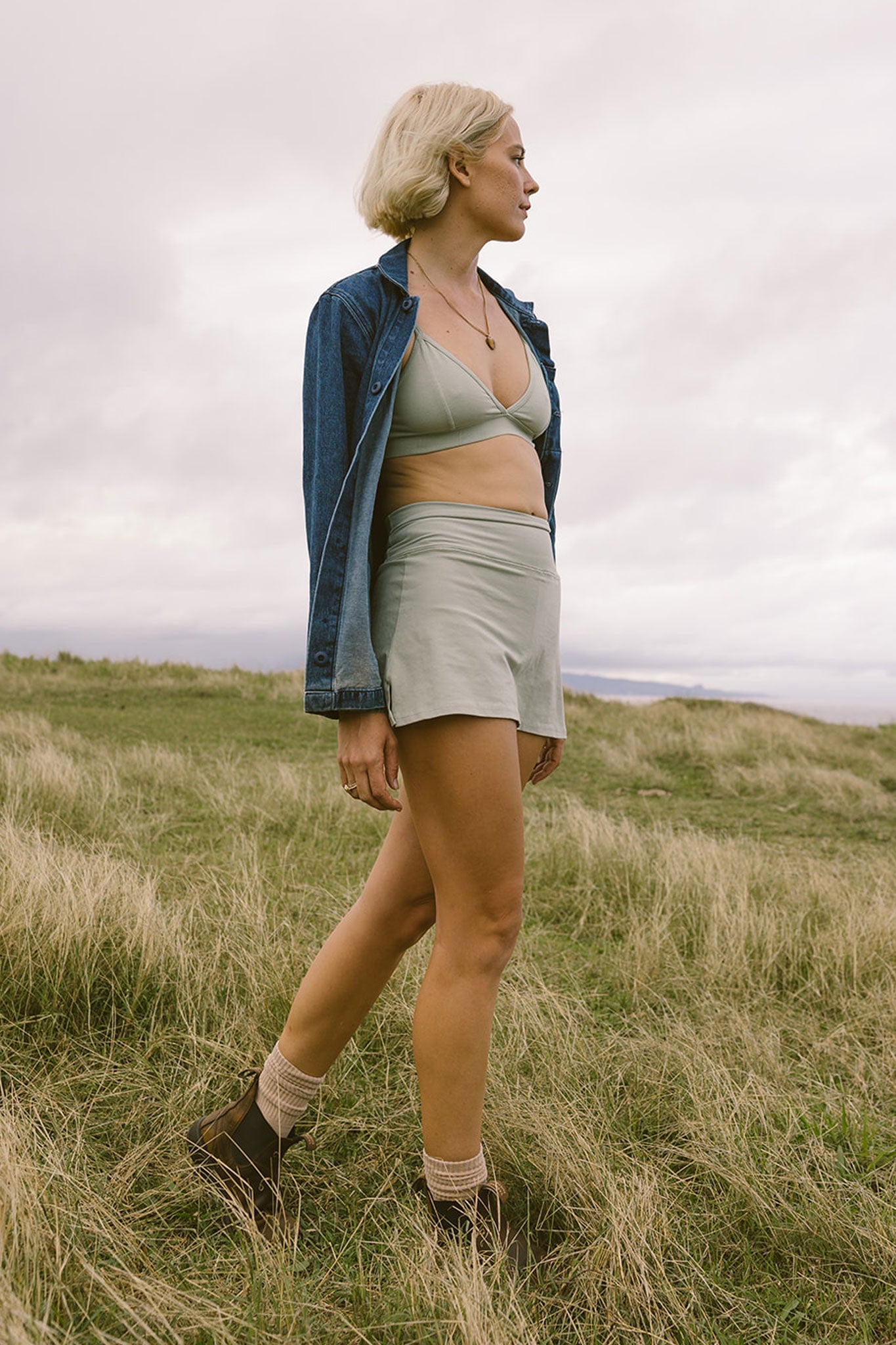 Court Skort | Jungmaven Hemp Clothing & Accessories / Color: