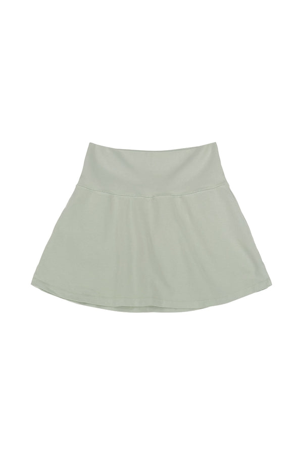 Court Skort | Jungmaven Hemp Clothing & Accessories / Color: Agave Green