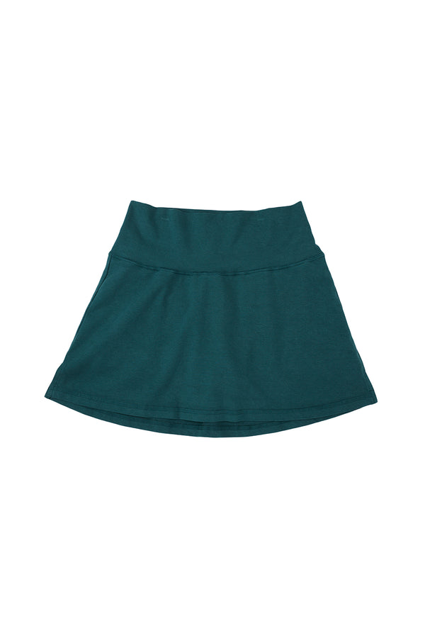 Court Skort | Jungmaven Hemp Clothing & Accessories / Color: Deep Teal