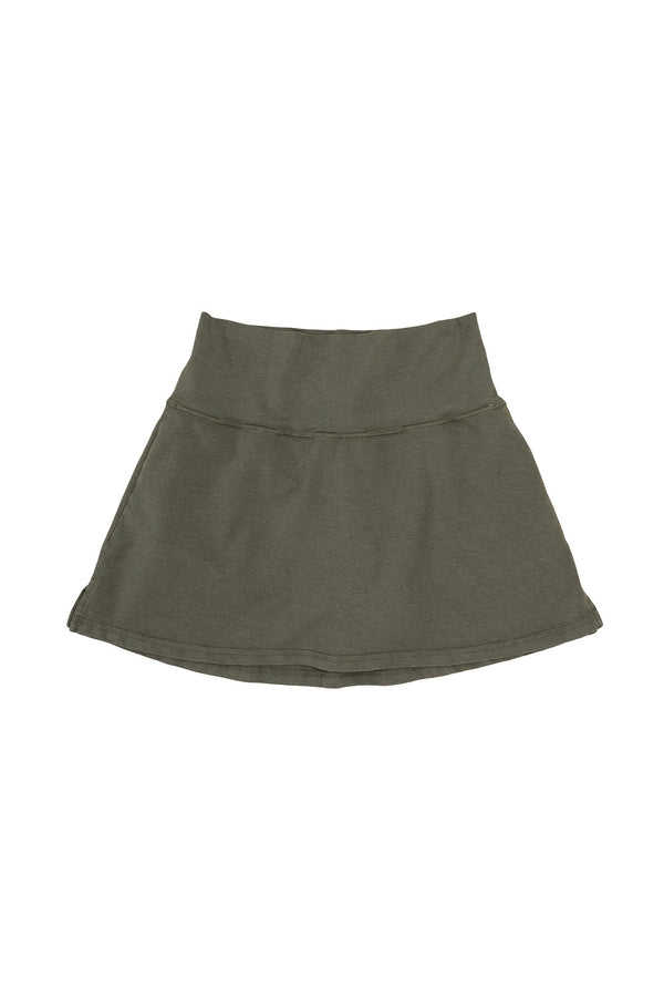 Court Skort | Jungmaven Hemp Clothing & Accessories / Color: Olive Green