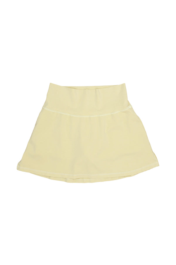 Court Skort | Jungmaven Hemp Clothing & Accessories / Color: Sunbleached Yellow