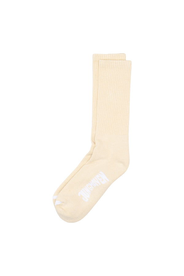 Hemp Crew Socks | Jungmaven Hemp Clothing & Accessories / Color: Banana Crepe