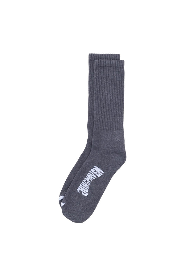 Hemp Crew Socks | Jungmaven Hemp Clothing & Accessories / Color: Diesel Gray