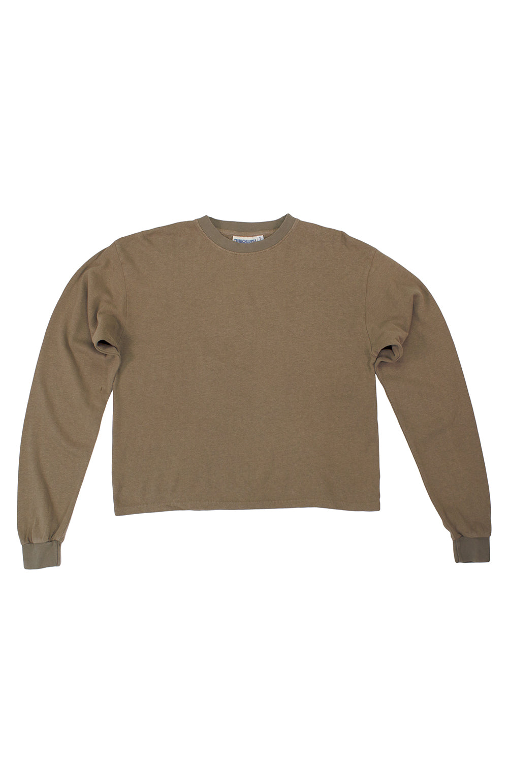Cropped Long Sleeve Tee | Jungmaven Hemp Clothing & Accessories / Color: Coyote