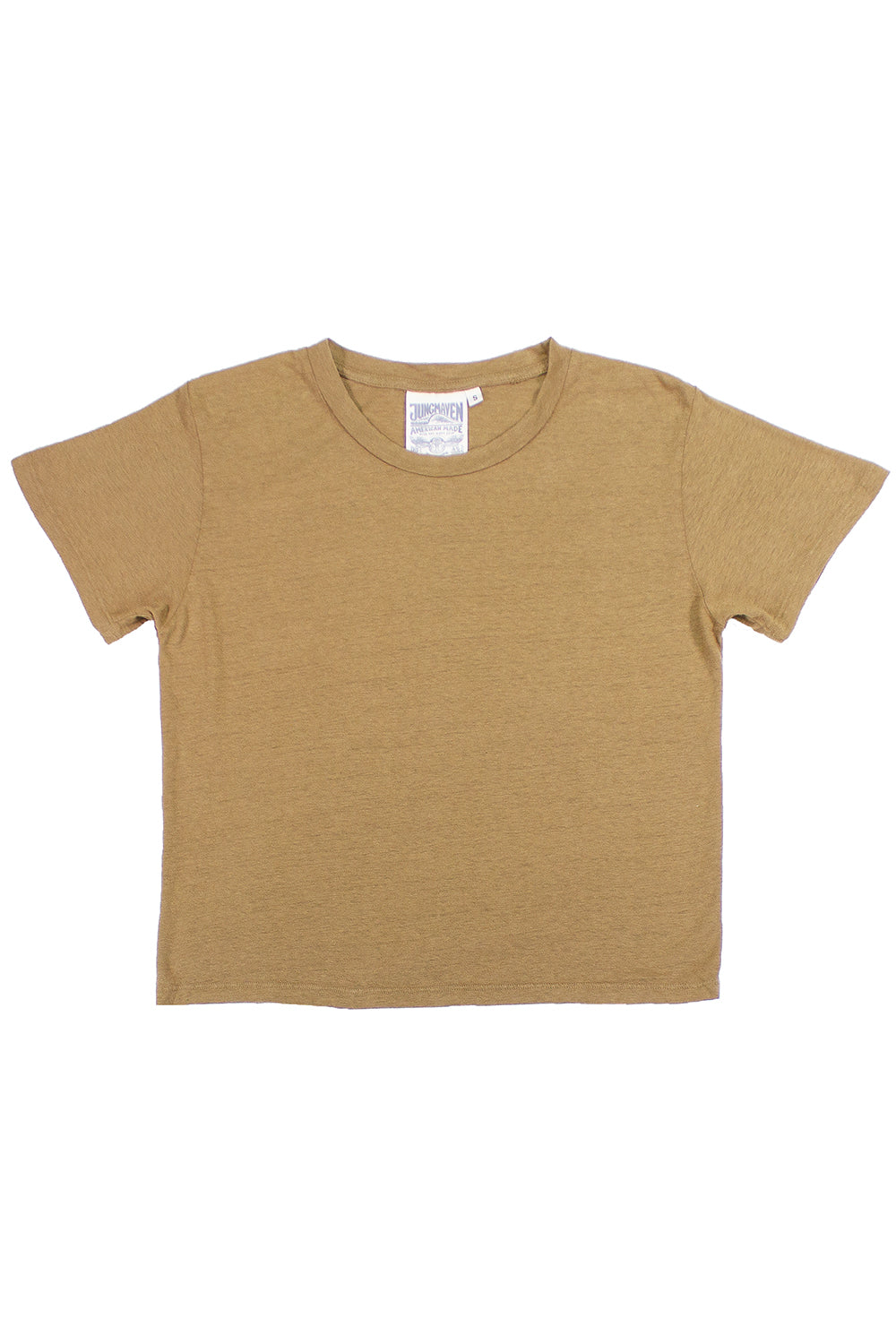 Cropped Lorel Tee | Jungmaven Hemp Clothing & Accessories / Color: Coyote