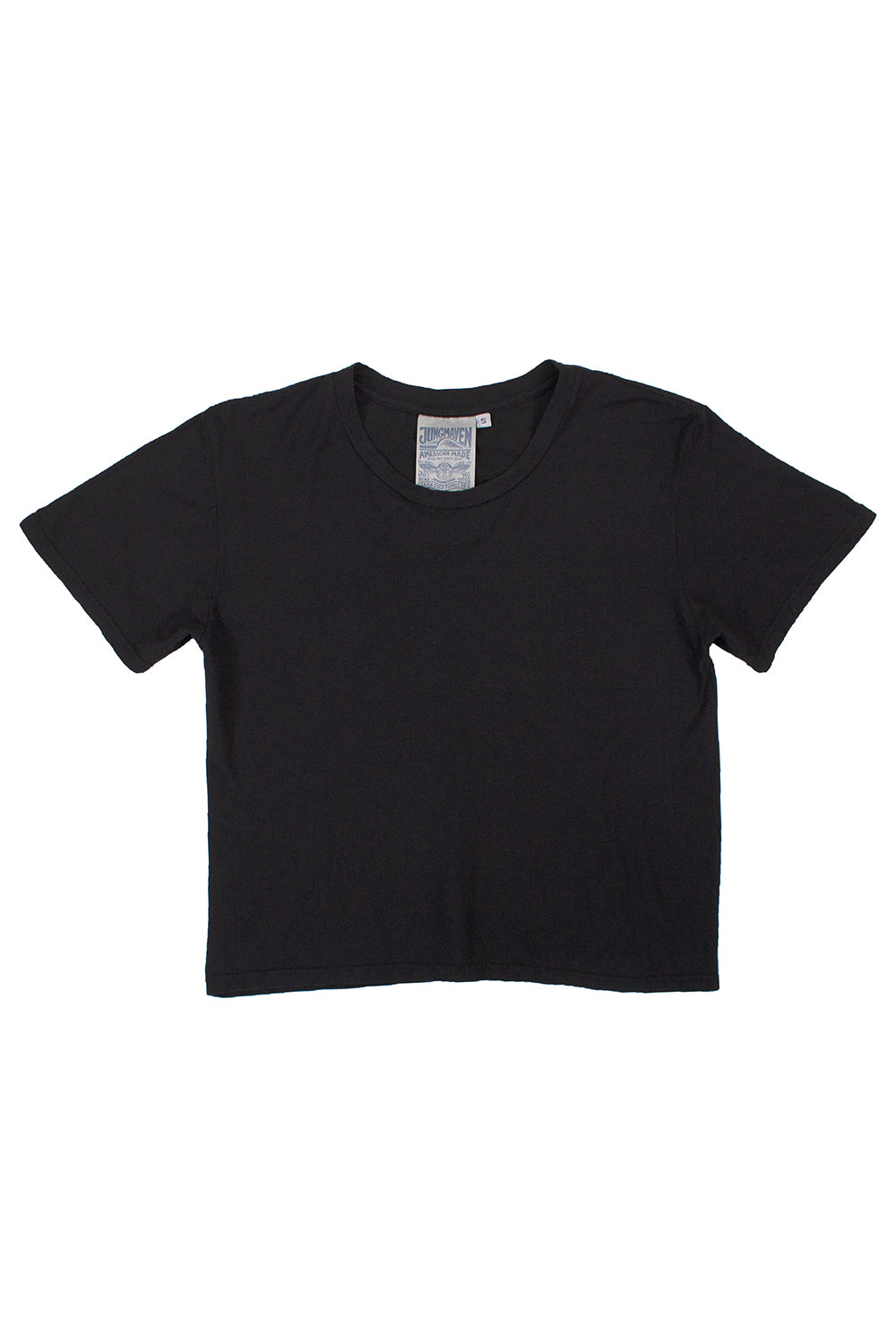 Cropped Ojai Tee | Jungmaven Hemp Clothing & Accessories / Color: Black