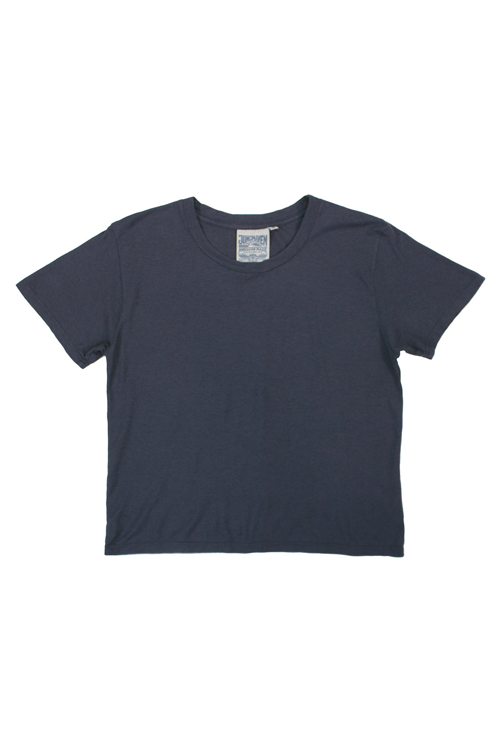 Cropped Ojai Tee | Jungmaven Hemp Clothing & Accessories / Color: Diesel Gray