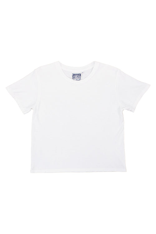 Cropped Ojai Tee | Jungmaven Hemp Clothing & Accessories / Color: Washed White