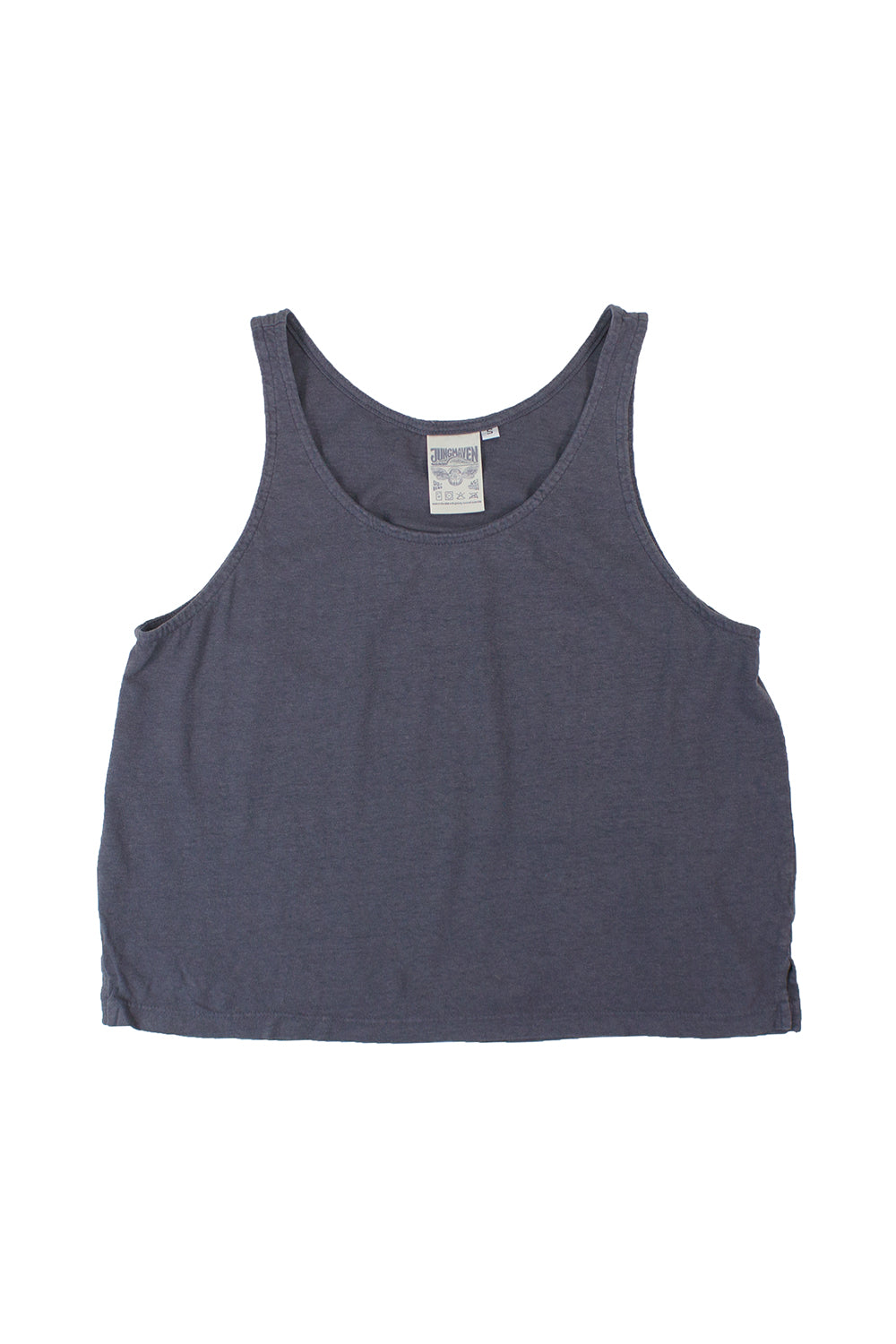 Cropped Tank | Jungmaven Hemp Clothing & Accessories / Color: Diesel Gray